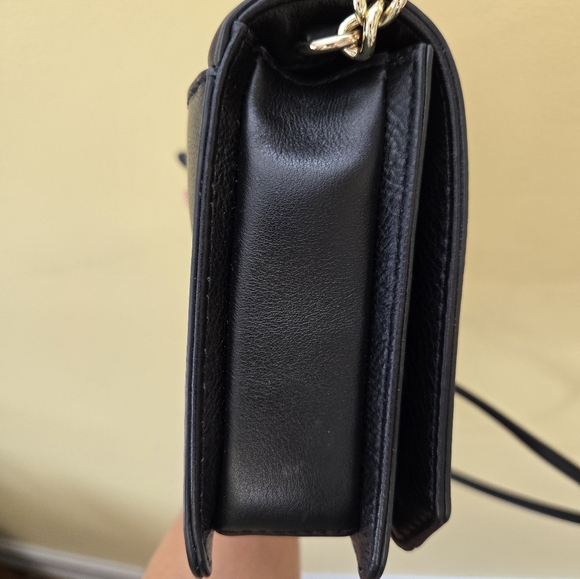 Rebecca Minkoff Black Crossbody Bag with Gold Chain - Picture 12 of 14